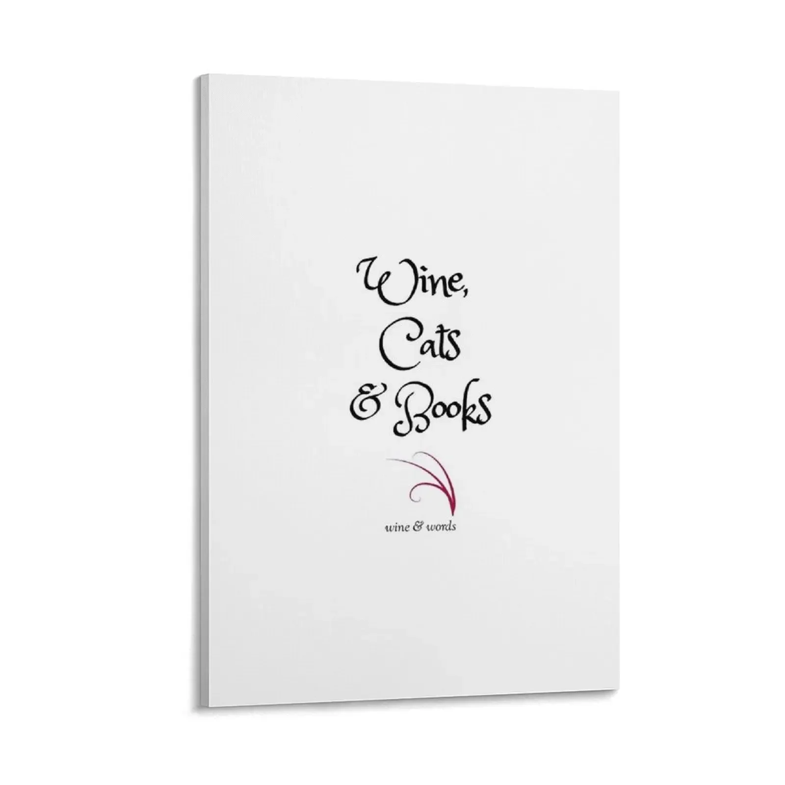 

Wine quote wine, cats and books Canvas Painting anime poster stickers & posters Picture on the wall painting