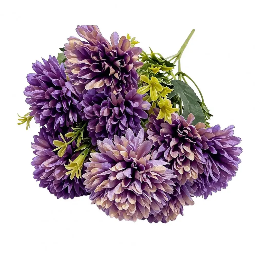Autumn Floral Decor for Home Artificial Fall Flowers for Outdoors Uv Resistant Fake Mums Chrysanthemums Autumn for Window