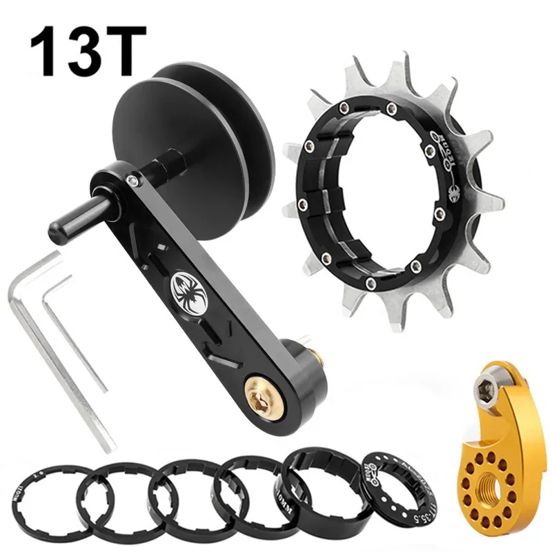 Bike Chain Stabilizer Bike Chain Drop High Resistance Stainless Steel Non-deformation Ultra-light Aluminum Alloy