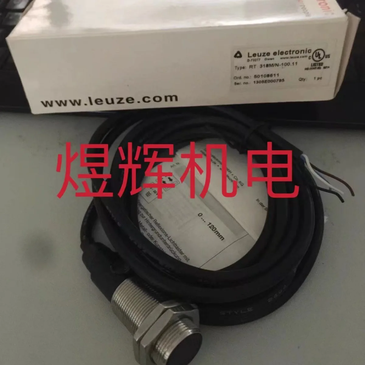 

Легко измеряемый фотоэлектрический датчик Leuze с диффузным отражением RT 318M/N-100.11 оригинальный и подлинный