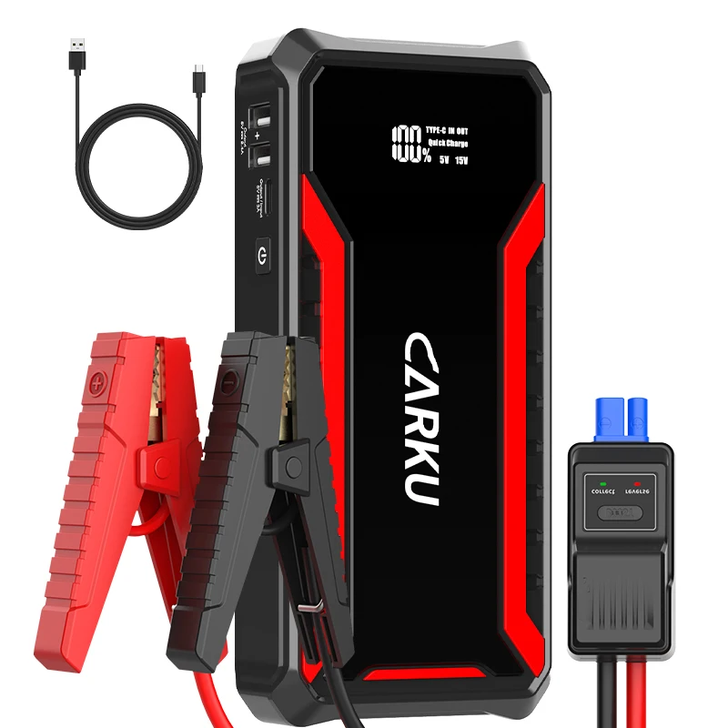 

OEM Custom 12000mah Portable 12v Car Jump Starter Start Battery Charger Power Bank Vehicle Booster Pack