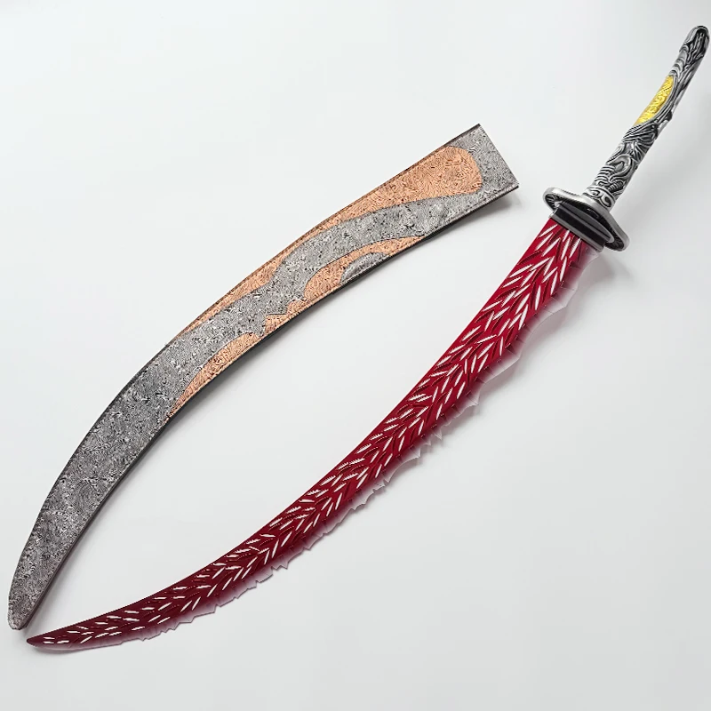 

52inchs Metal Dragon Hunting Sword, Stainless Steel, Dragon King's Great Katana Suitable for Role Playing and Display gift