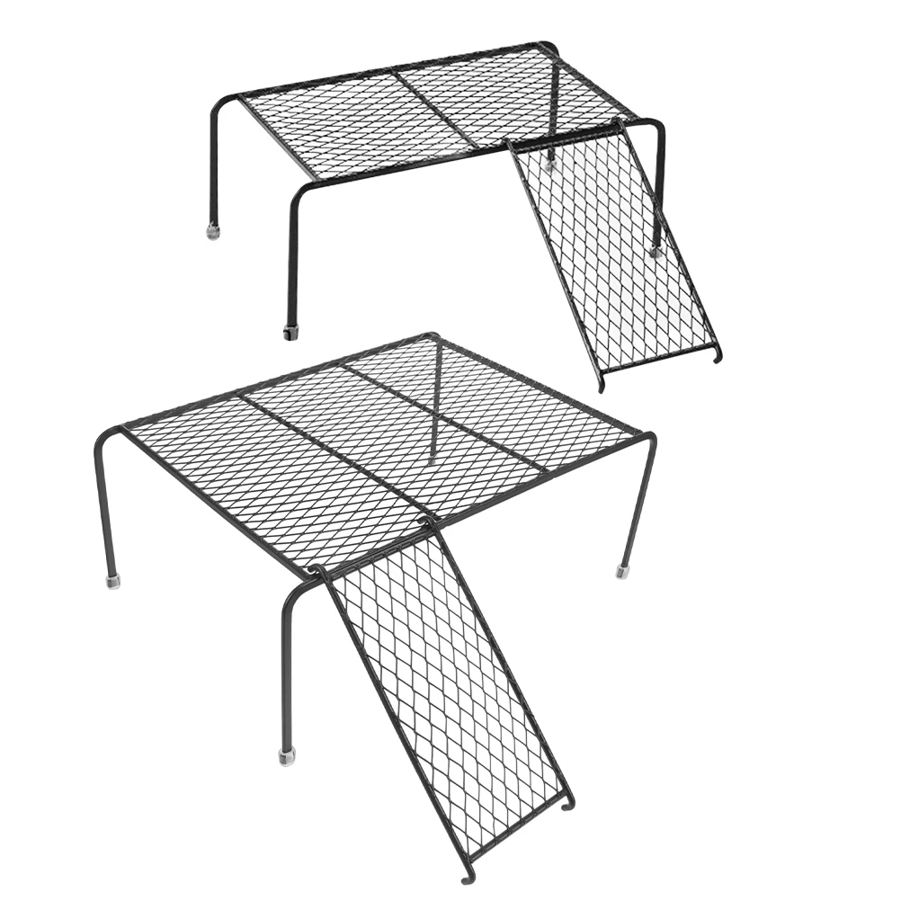 

2pcs Metal Farmhouse Chicken Rack Iron Feeding Platform Durable Strong Cage Decor For Small Pets Multi-Functional Pet Supplies