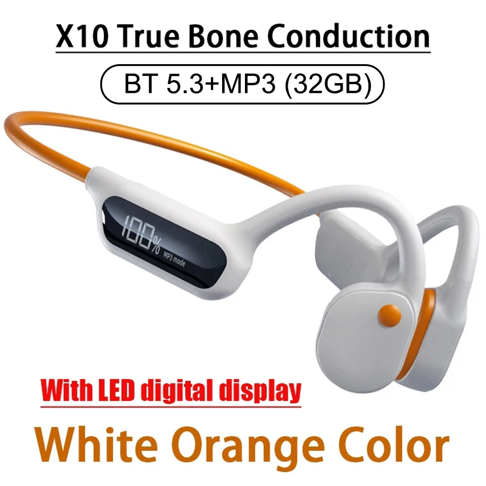 

Bone Conduction Earphone Type-C Wireless Bluetooth Headphone Waterproof Sport Headset with Mic for Workouts Running Driving