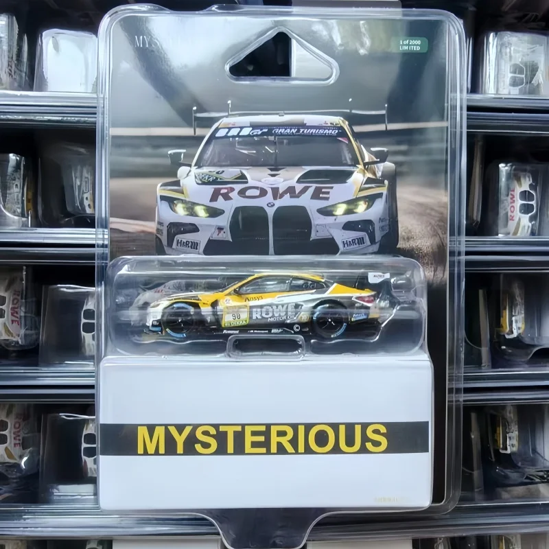 in-stock-my-1-64-rowe-m4-gt3-yellow-painted-alloy-die-cast-miniature-model-car，adult-figurine，-boy-toy，-children's-birthday-gift