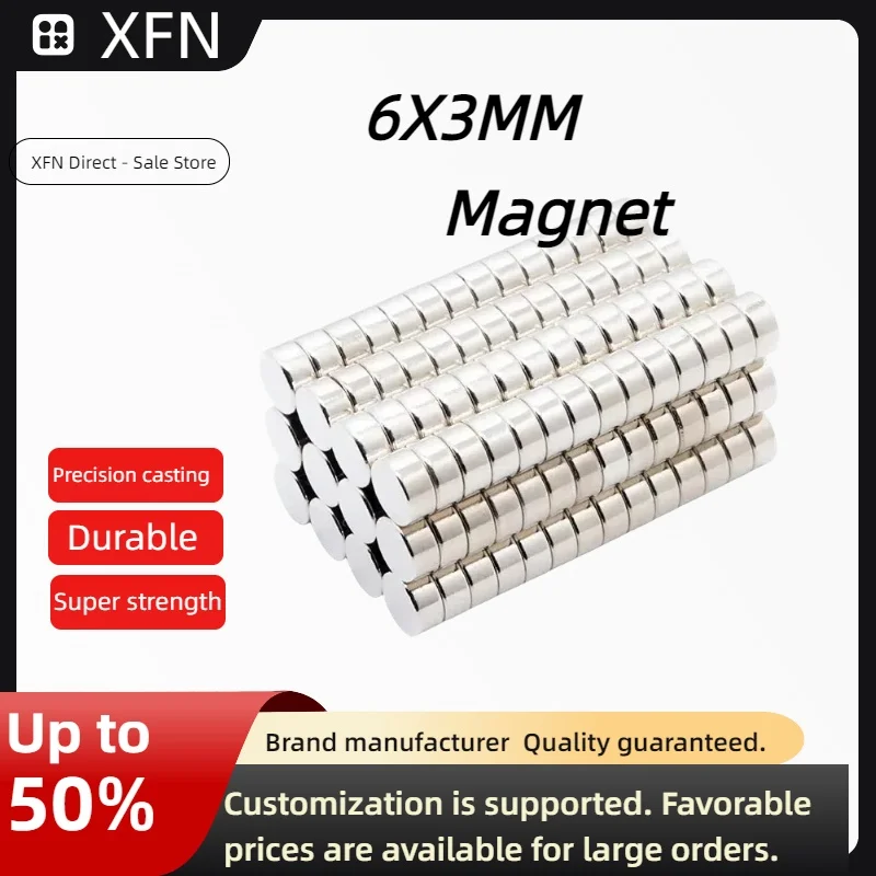 Standard 6x3mm superstar ker Neodym-Magnet wahre Größe 6*3 kleine runde leistungs starke Kühlschrank Magnets cheibe Such magnete