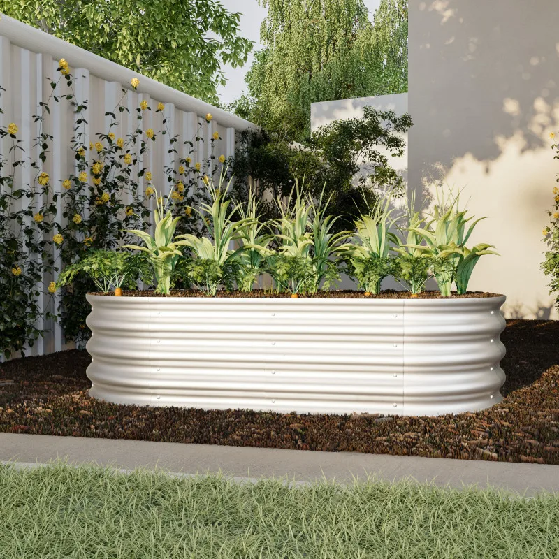 

Bed Kit Gaanized Planter Raised Garden Beds Outdoor For Vegetables Flowers Herbs Heavy Duty Rust Resistant Easy Assembly