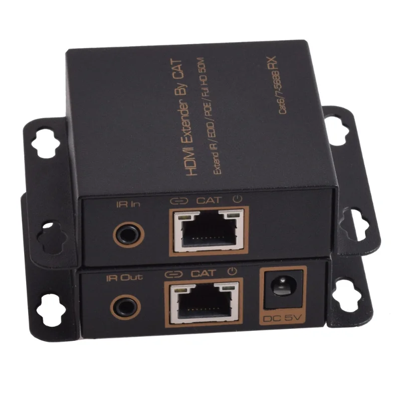 

HDMI-CAT-HDMI Extender - 50m HDMI Extension with Single-End Power Supply, Model 07M1