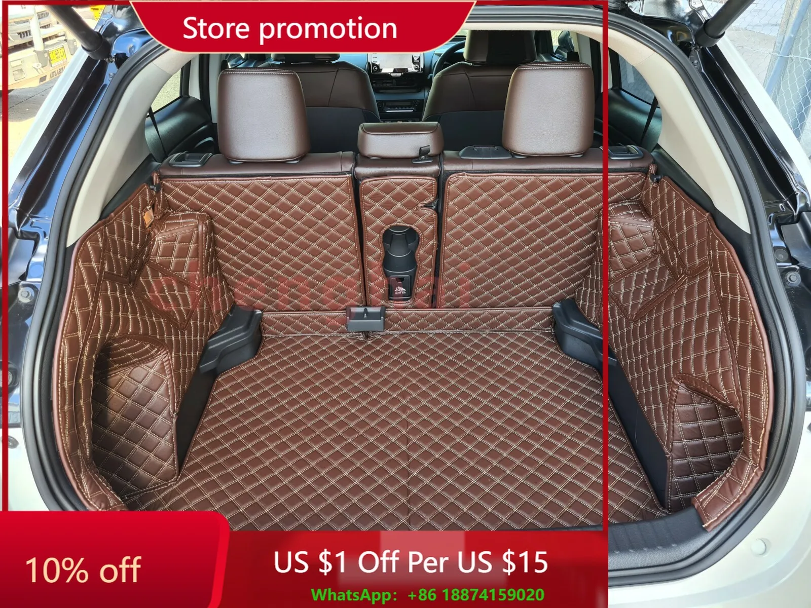 

3D Customised Boot Trunk Mats Suitable for Chery Omoda 5 2022-Current