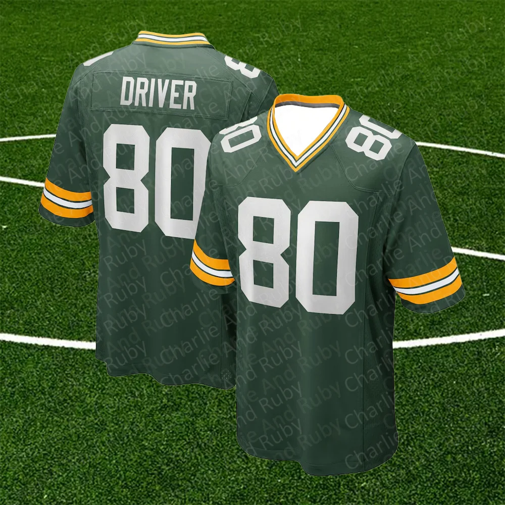 Jersey No.29/80/92 Xavier Mckinney Donald Driver Reggie White Green Bay Packers Jersey Green Trend Fashion Clothing Tops