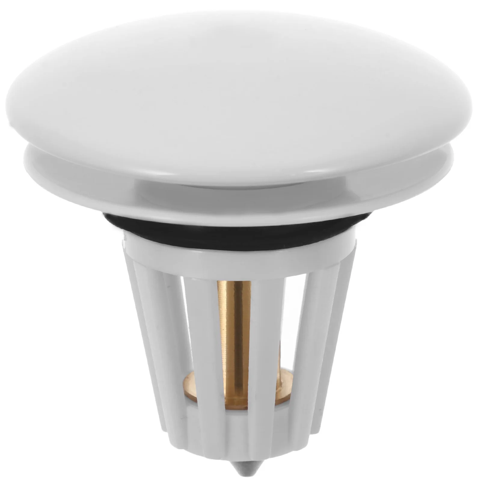 Keramische Push Type Bounce Core Aftapplug Badkamer Wastafel Bad Universele Zeef Filter Anti Terugstroom