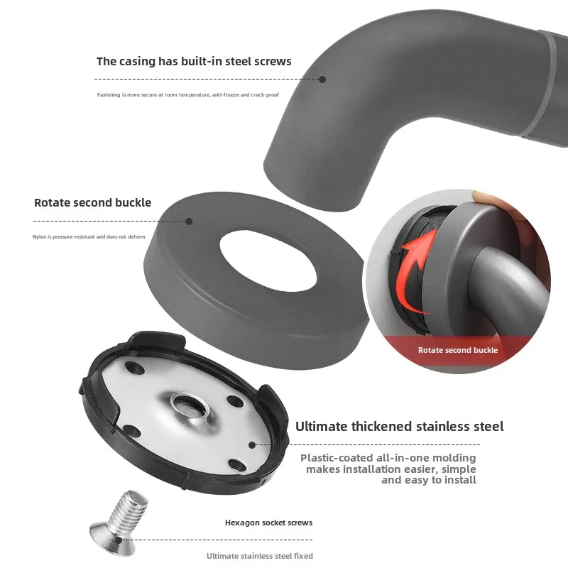 미끄럼 방지 소변기 팔걸이 레일 장애인 욕실 손잡이 노인 지원 레일 형광등이 있는 욕실 보조 바