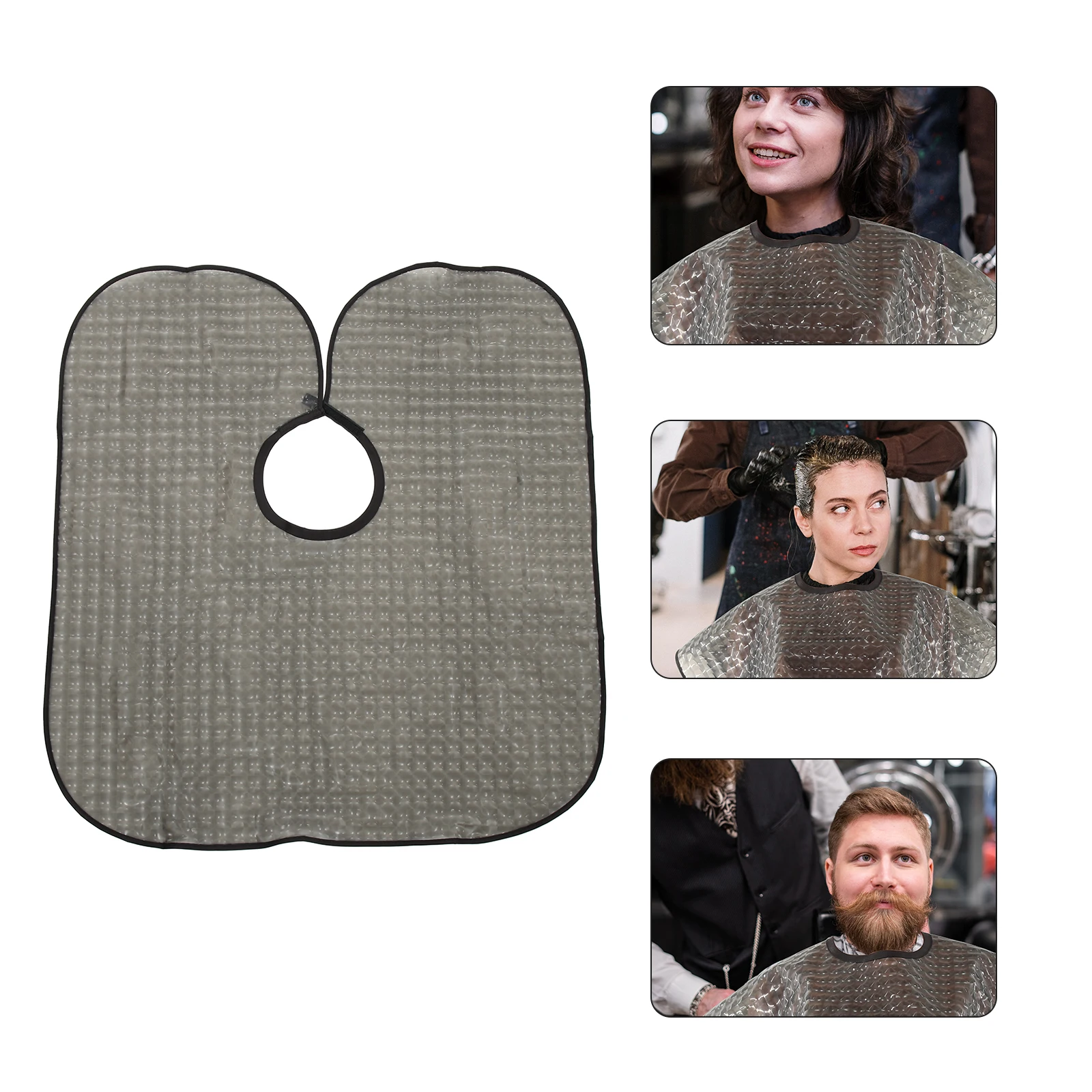 

2 шт. водостойкая шаль для стрижки, накидка для краски для волос, парикмахерская накидка для отбеливания горячего масла, макияжа, стилист, фартук для стрижки, парикмахерская