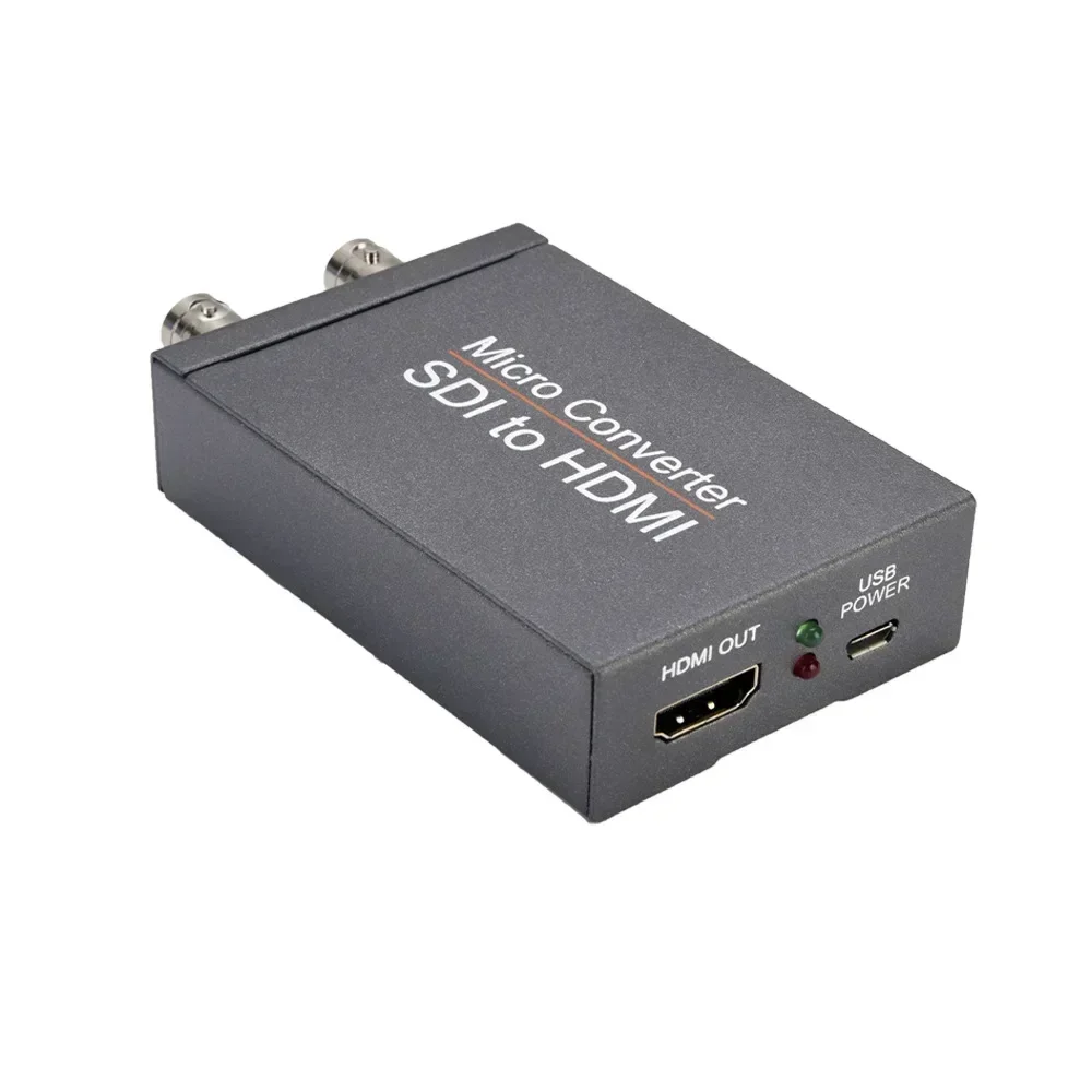 

1080p BNC HD-SDI 3G SDI в HDMI SDI Дисплей Адаптер Видеоконвертер с SDI Loop Out для камеры Видеорегистратор в ТВ-монитор