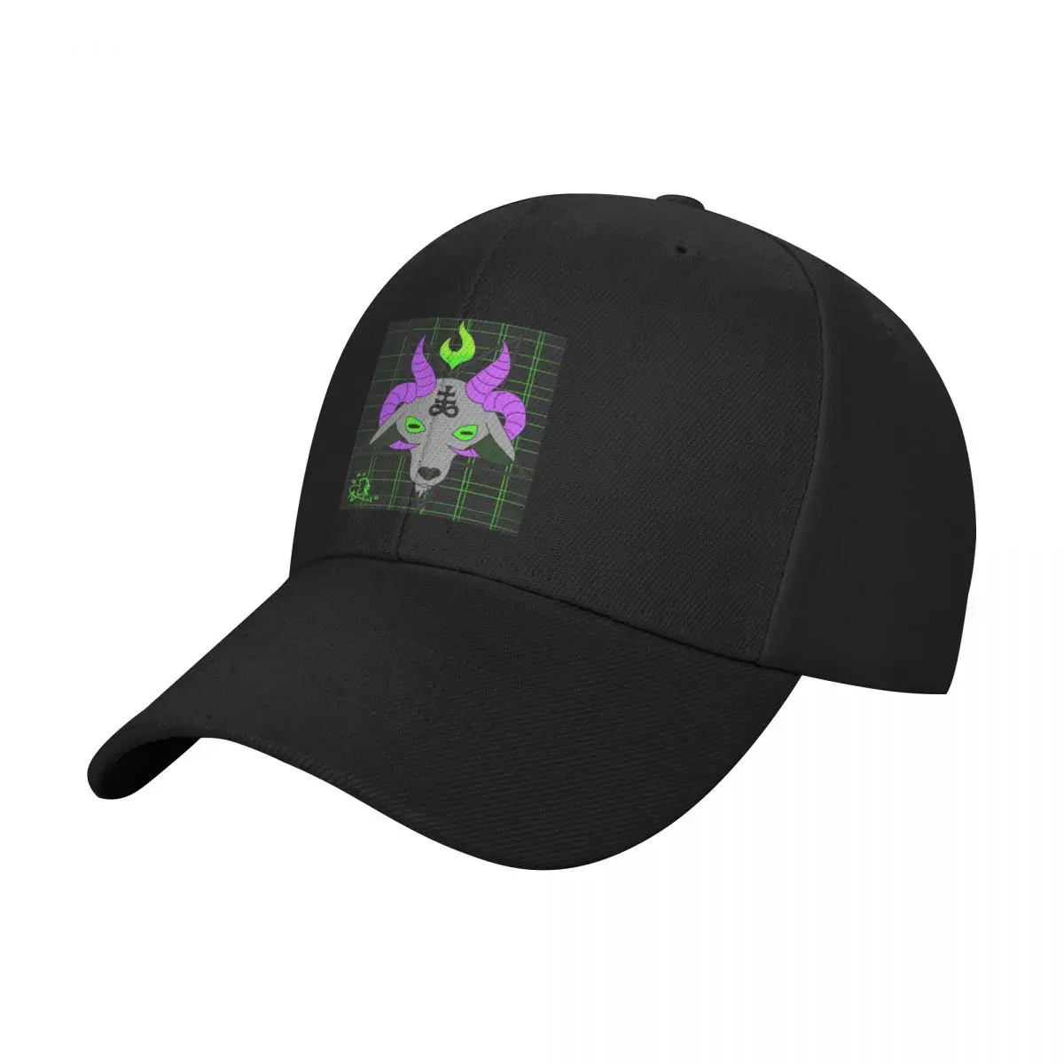 Fashion Cyber Goth SataniGoat baseball cap Unisex Style Tennis Female