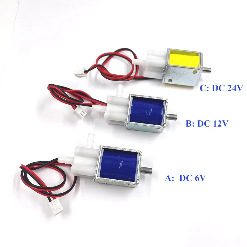 DC 6V/ 12V/ 24V Micro Electric Solenoid Valve 2-position 3-way Gas Air Flow Control Valve Long Life