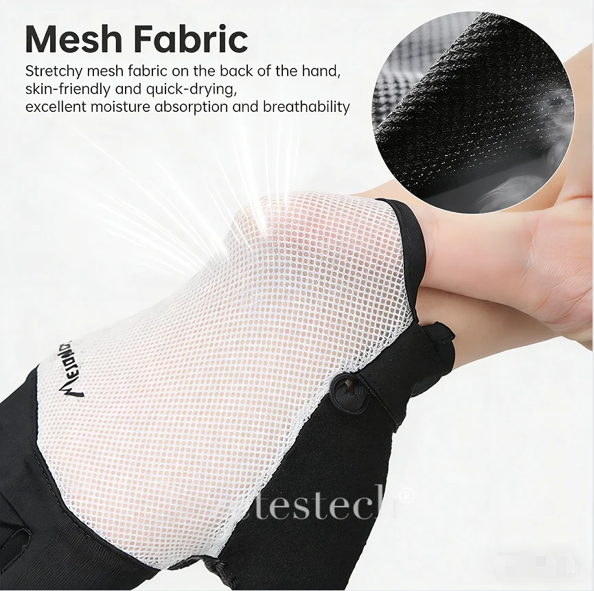 Half Finger Gym Gloves Unisex Non-Slip Cycling Workout Gloves Shock Absorbing Lightweight Fitness Weightlifting Training Gloves