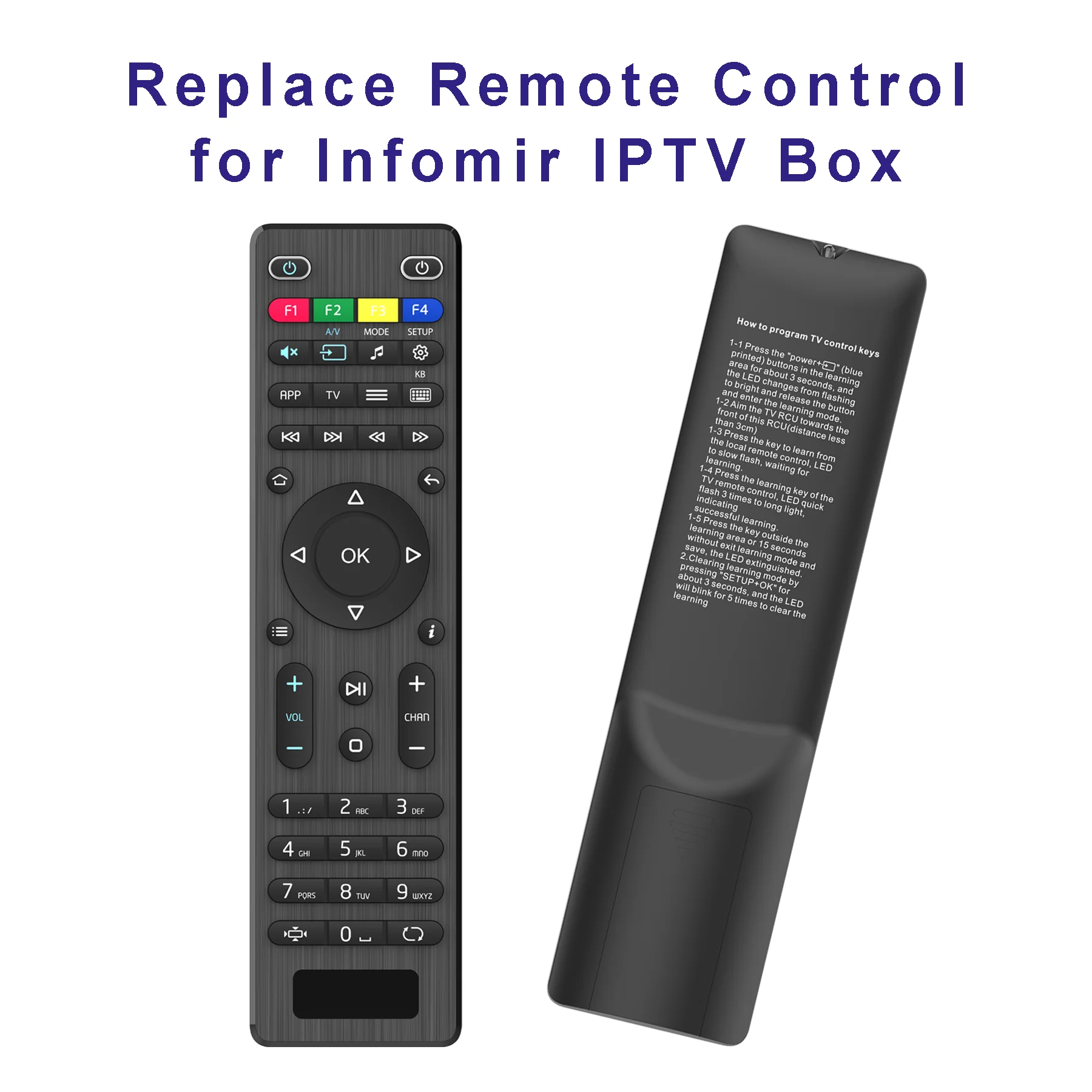 

Mag 254 Replacement Remote Controller for Infomir MAG IPTV Box Mag 522 520 422 420 352 351 350 Remote TV Set Top Box Program New
