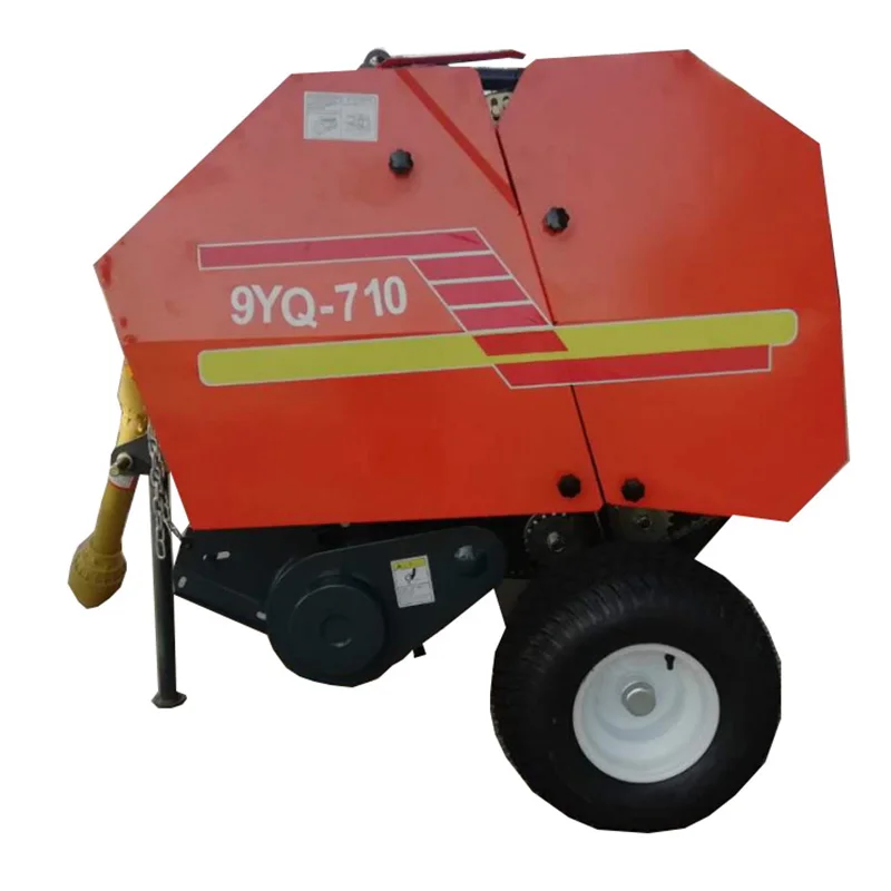 2024 Hot Selling Mini Hay Straw Baler Grass Silage Round Baler Machine For Sale