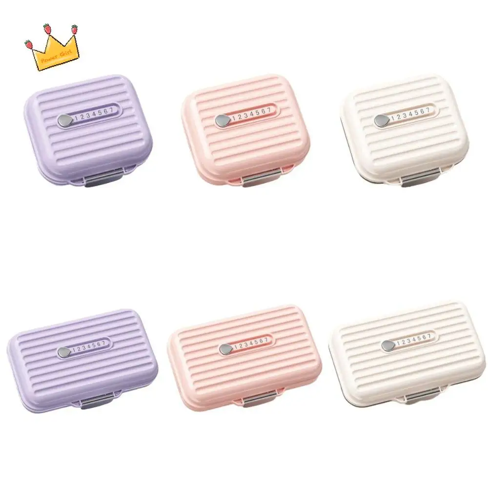 

Portable Travel Pill Organizer Small&Large Size 7 Compartments Weekly Pill Box Moisture-proof with Lids Pill Dispenser Home