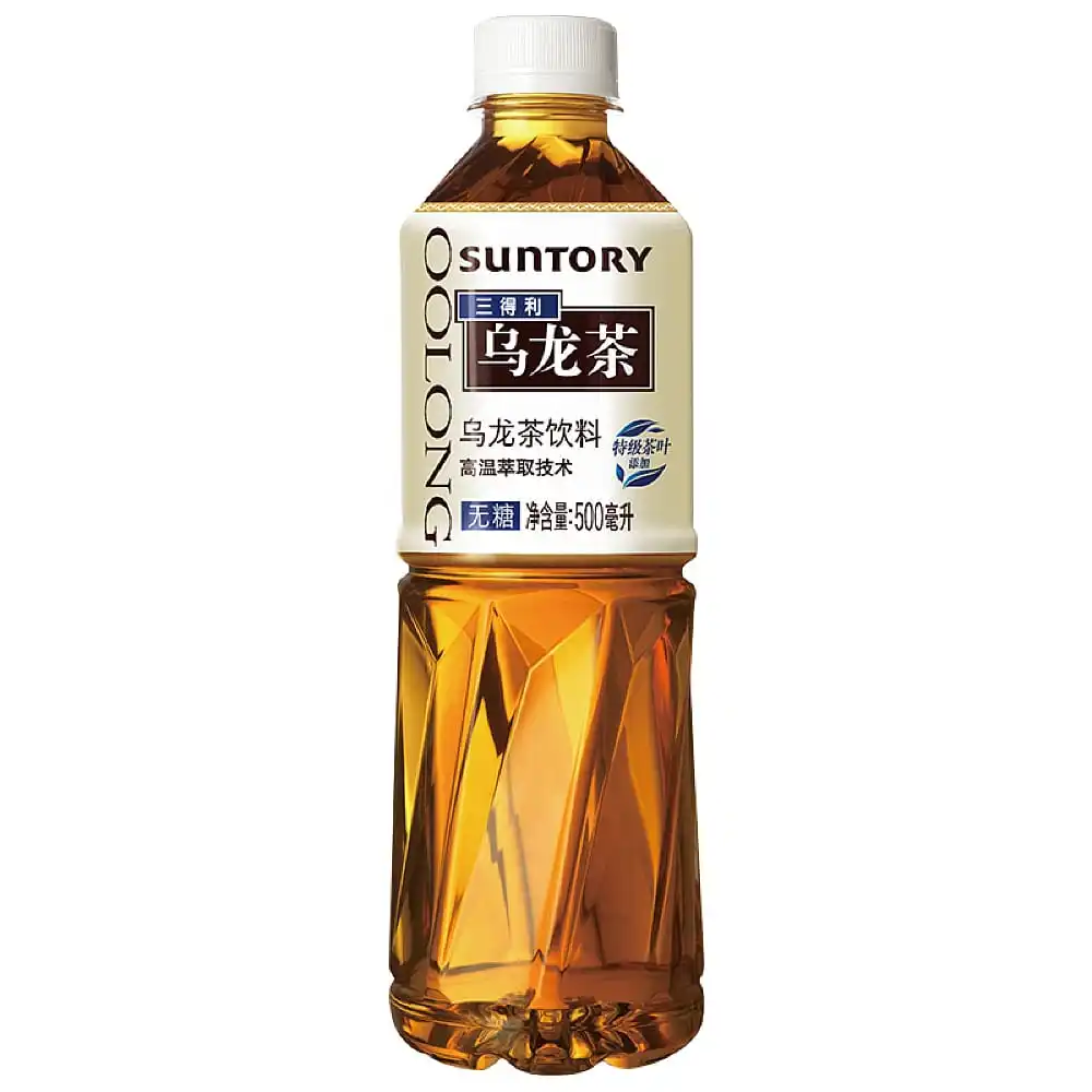 شاي أولونغ Suntory ، خالي من السكر ، * 15 زجاجة/علبة