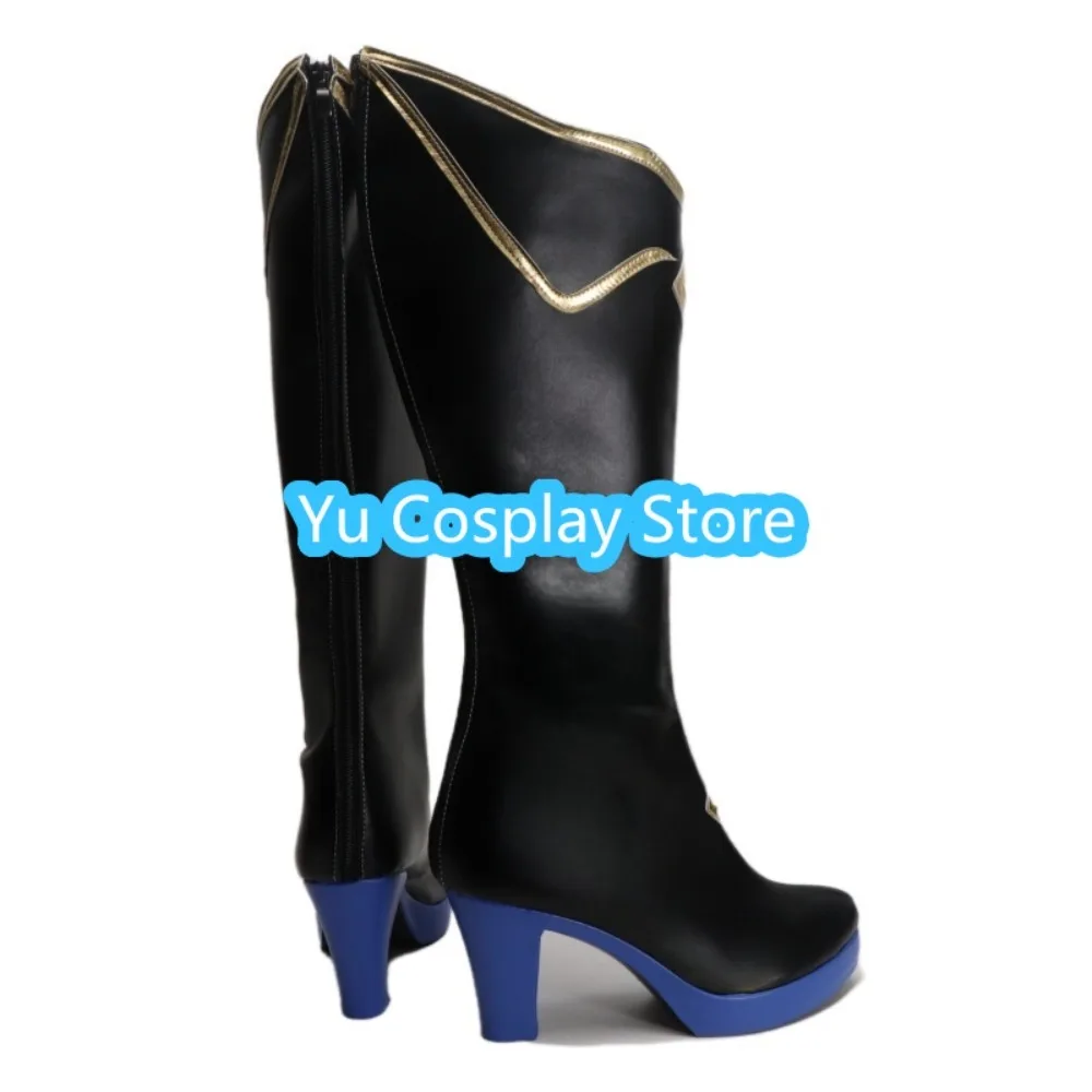 Yu Cosplay Store Genshin Impact Lumine Abyss Scarpe cosplay principessa Scarpe cosplay anime Stivali Costumi di Halloween Puntelli