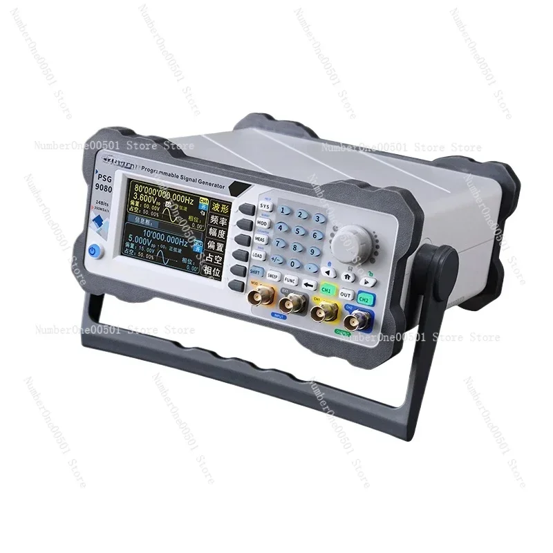 

PSG9080 Programmable DDS Full CNC Dual Channel Function Arbitrary Wave Signal Source Generator Frequency Meter Engineering