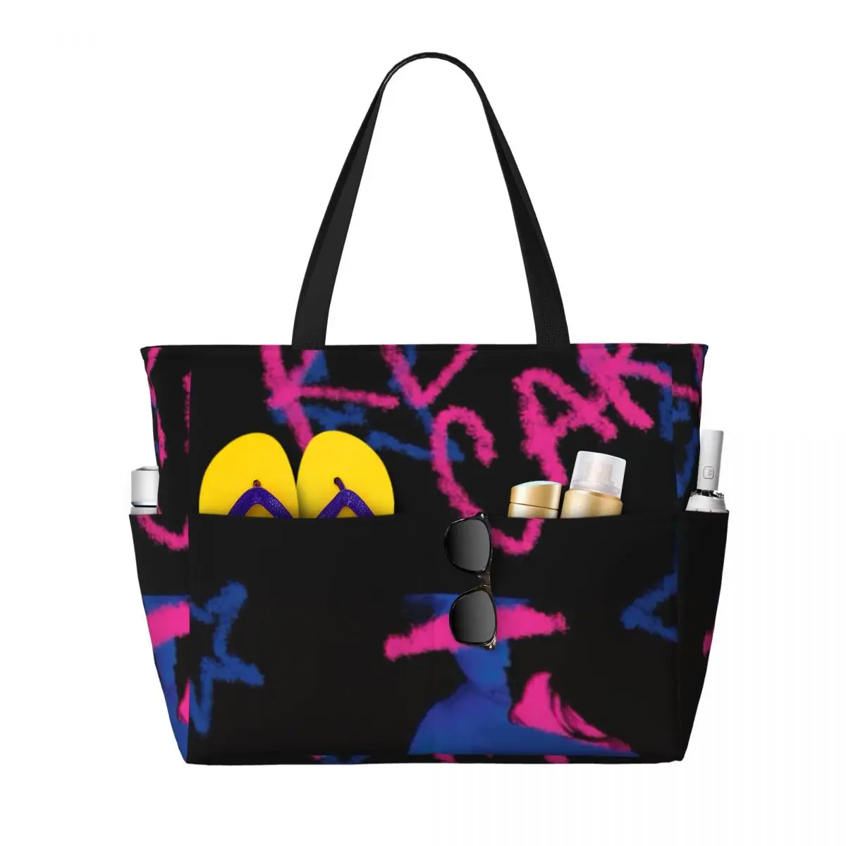 TV Girl Band Beach Tote Bag Sport Gym Yoga Duffle Large Tote Bag Women Travel Bag Fitness bag