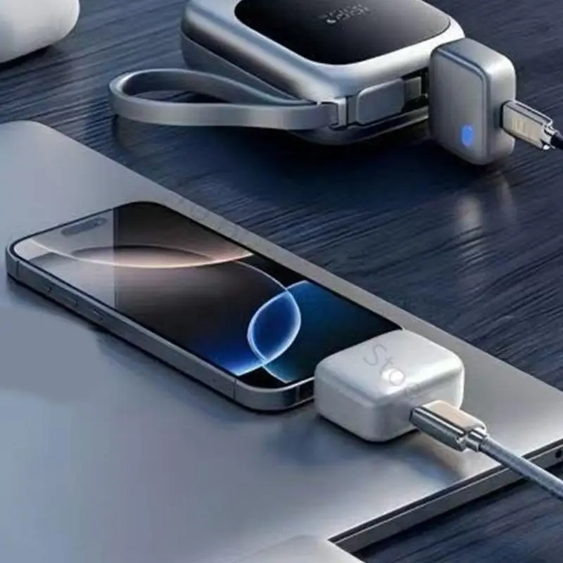96BA USB-C-Volllade-Trennzubehör zum Aufladen Bett, kompakter Trennadapter mit Kabel für Telefone, Tablets – Detail 10