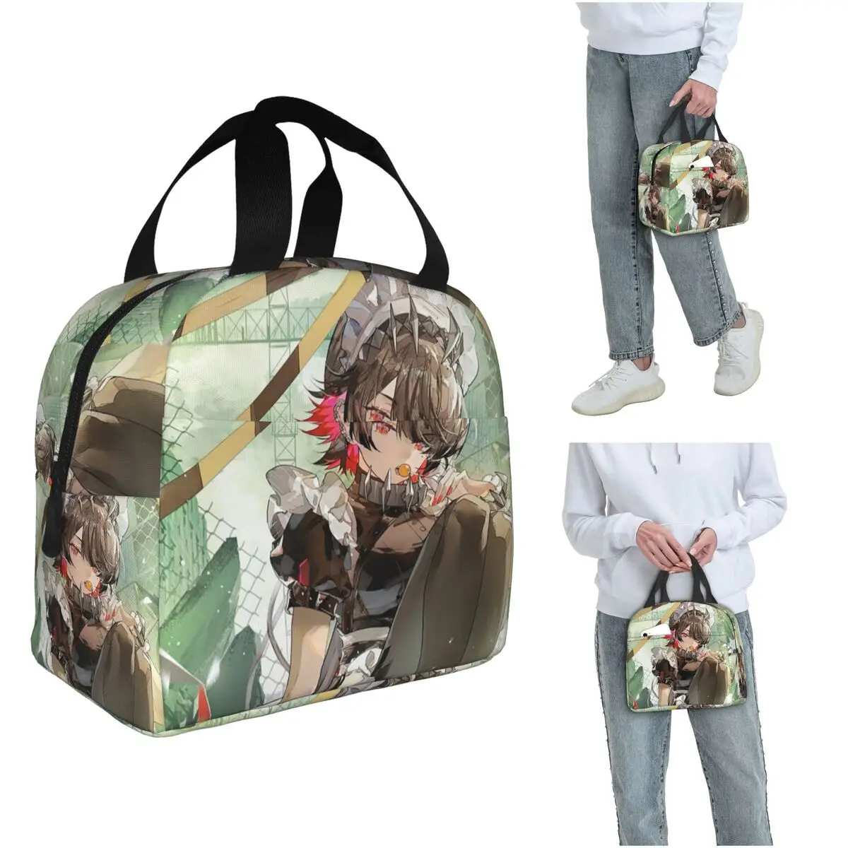 Ellen Joe Zenless Zone Zero Insulated Lunch Bag for Women Office Cooler Thermal Food Box Tote Portable Lunch Boxes Container