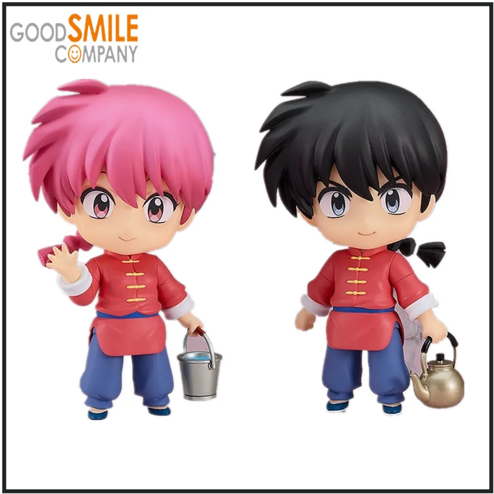 Original Anime Figure Ranma 1/2 Ranma Nibun-no-Ichi Ranma 2690 2691 Action Figurine Toys for Children Collector Model Doll 10cm