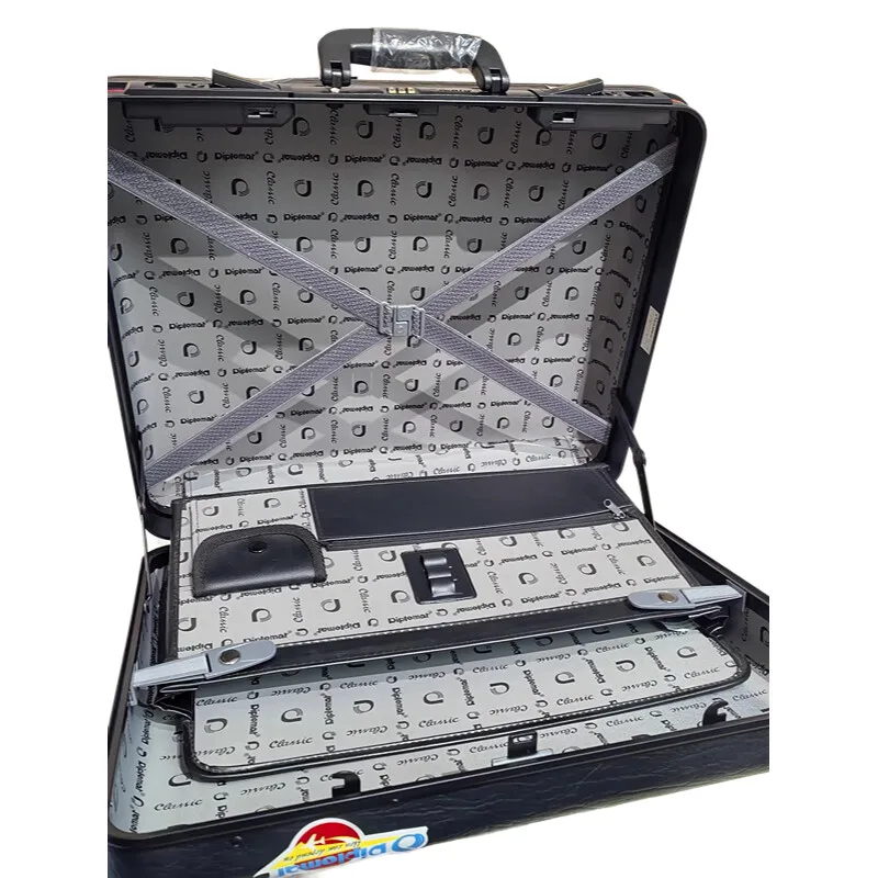 Valigia con lucchetto a combinazione per borsa da viaggio per laptop da viaggio d'affari, valigetta da trasporto a mano per bagaglio da cabina approvata per l'aereo