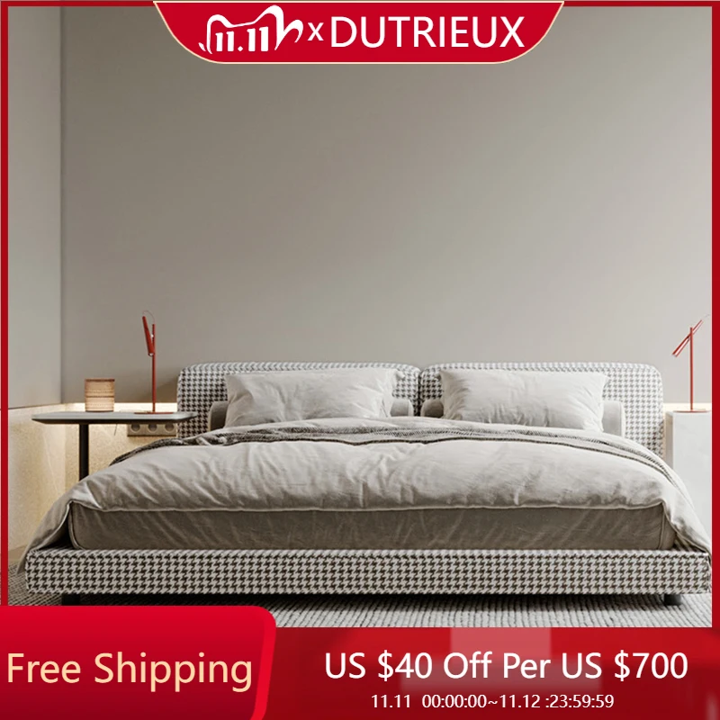 

Quality Confortable Bed Aesthetics Princess Modern Apartment Wedding Bed European High End Twin Lit King Size Bed Set Furniture