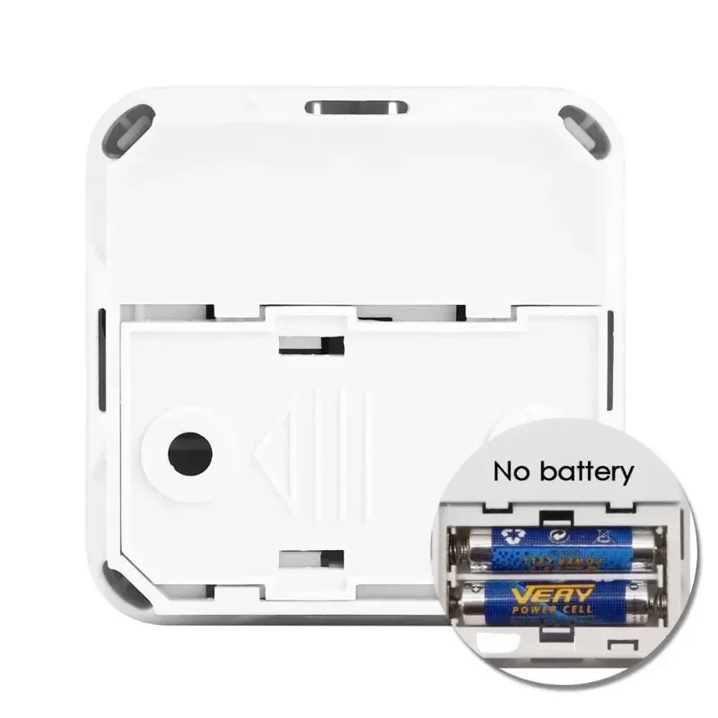 New-Co Carbon Monoxide Smoke Detector Alarm Poisoning Gas Warning Sensor Security Poisoning Alarm Photoelectric Detectors Cables