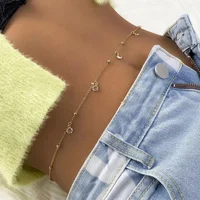 Ceinture de ventre Sexy pour femmes, chaîne de taille, bikini de plage d'été, accessoires de Festival, bijoux de corps, chaîne de corps, accessoires de bijoux à la mode 3