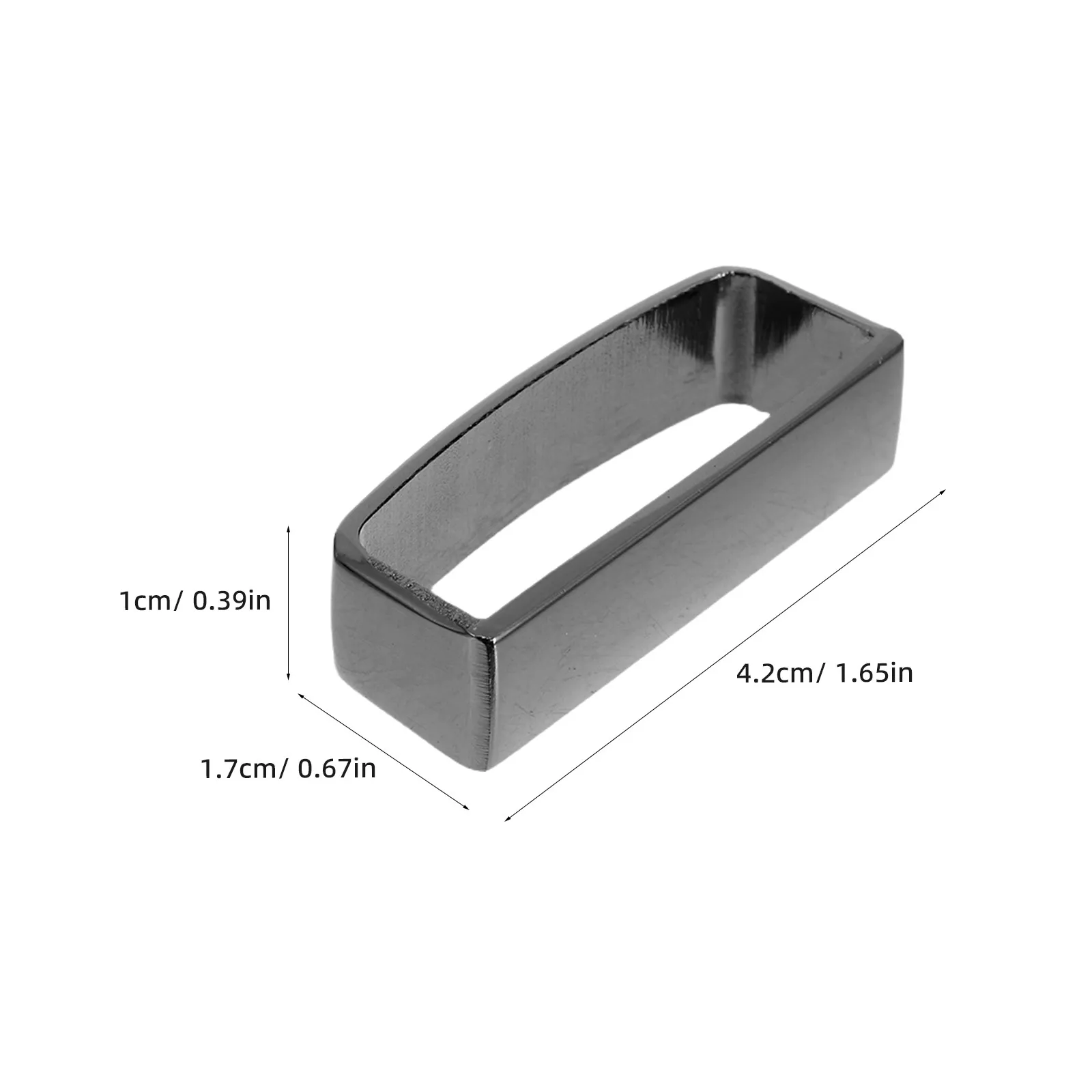 3Pcs Zinc Alloy Belt Buckle Keepers for Men Heavy Duty Anti-Slip Belt Loop Replacement Fixing Accessories Fashionable Stylish