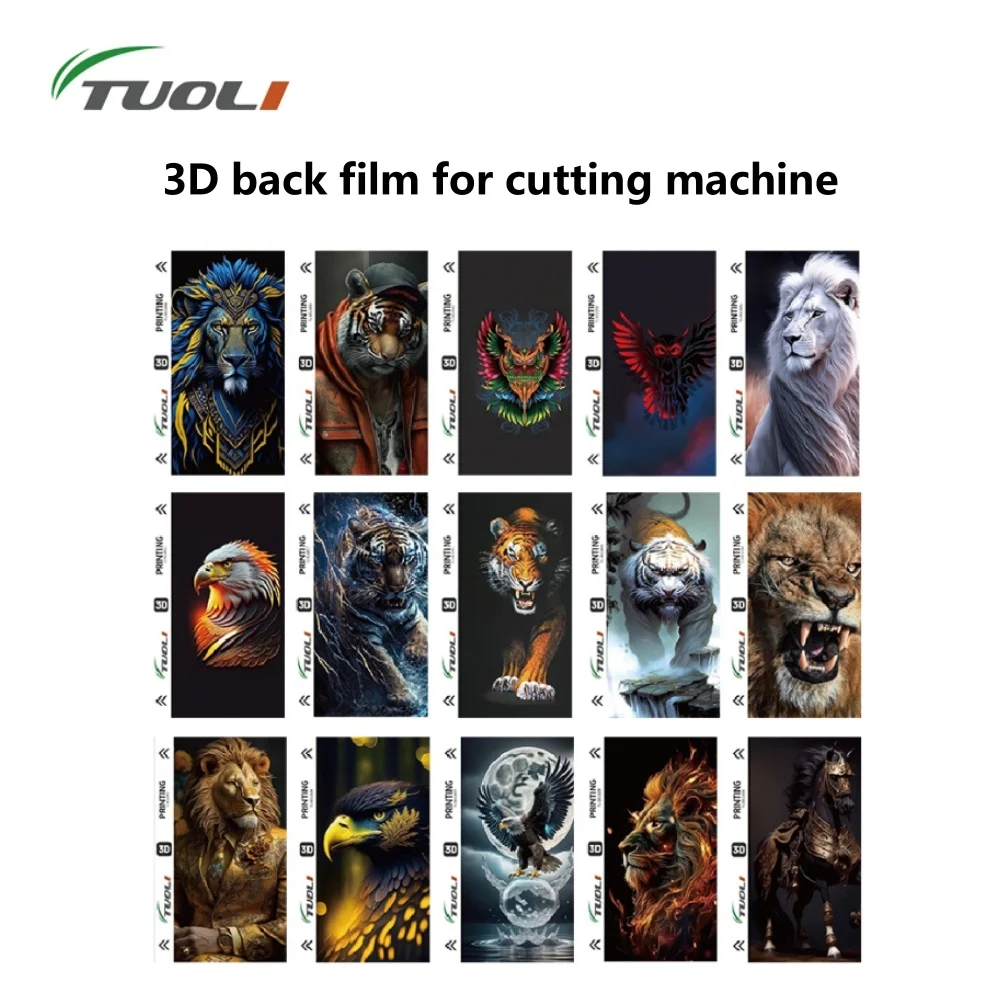 

TUOLI 3D защитная пленка для задней панели животных, наклейка для телефона, чехол для смартфона TL168 TL568 TL518 TL168Plus, режущий станок