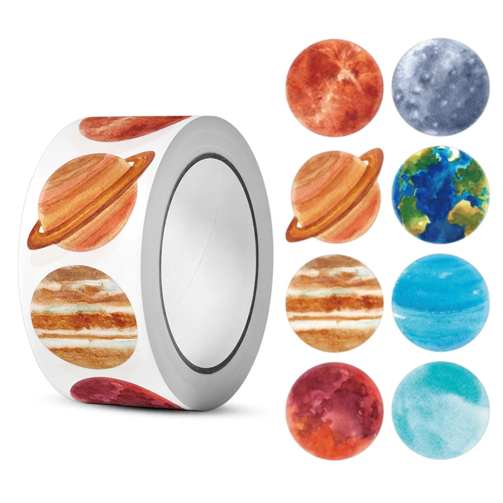 500 stuks/rol bijenstickers leraar beloningsstickers schattige dierenstickers schoolbenodigdheden toenemen rolsticker