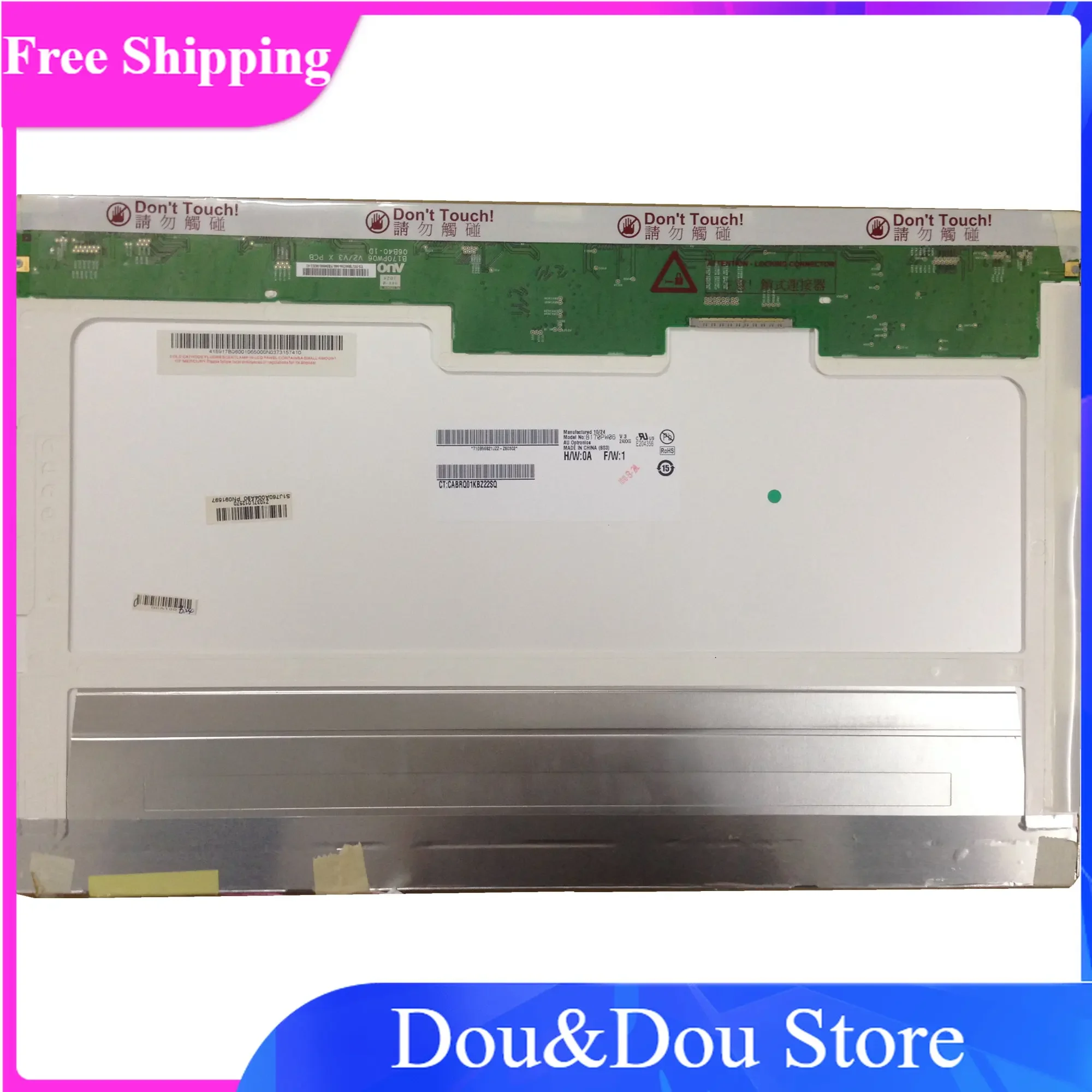 

B170PW06 V.3 V.2 fit B170PW03 LP171WX2 B170PW01 V.1 V.0 LP171WP4 LTN170X2-L02 LCD Screen Panel