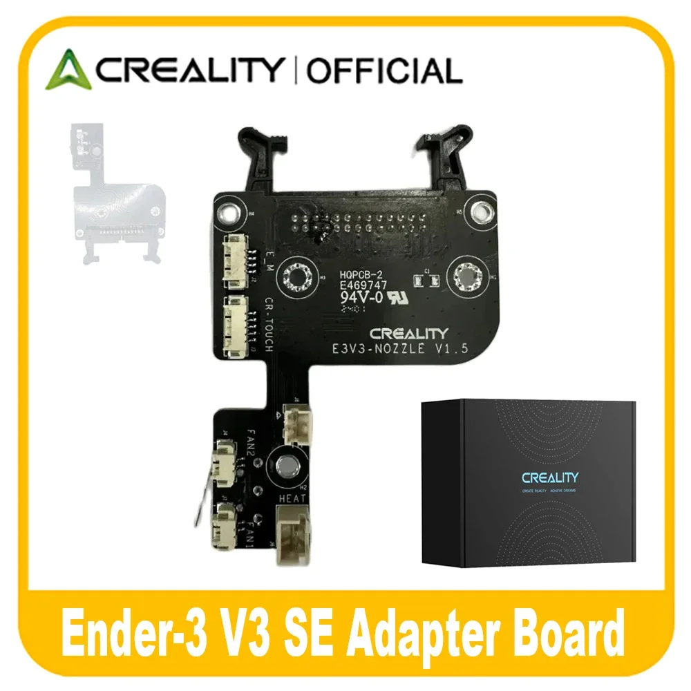 

Запчасти для 3D-принтера CREALITY, оригинальная плата Ender-3 V3 SE PCBA, совместимая с платой PCBA Ender-3 V3 SE E3V3-NOZLE-CON_V10_V10
