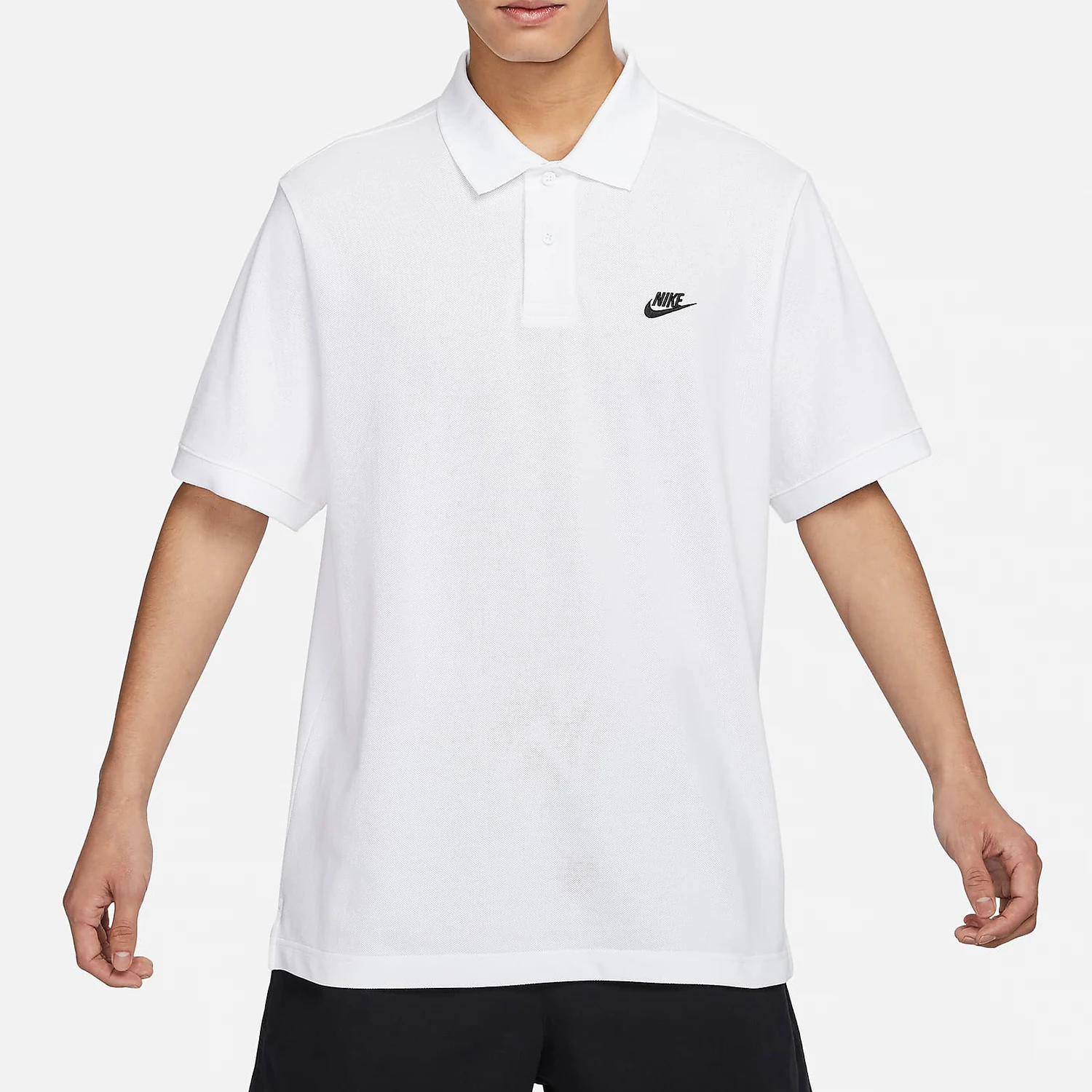 

Официальный оригинальный мужской дышащий спортивный воротник Nike 2024, лето 2023, с коротким рукавом FN3895-100