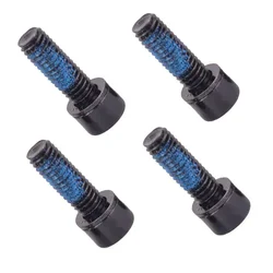 4 PCS Black Mountain Bike Disc Brake Mount Adapter Brake Caliper Fix Screws For Shimano Brake Bicycle Replace Accessories