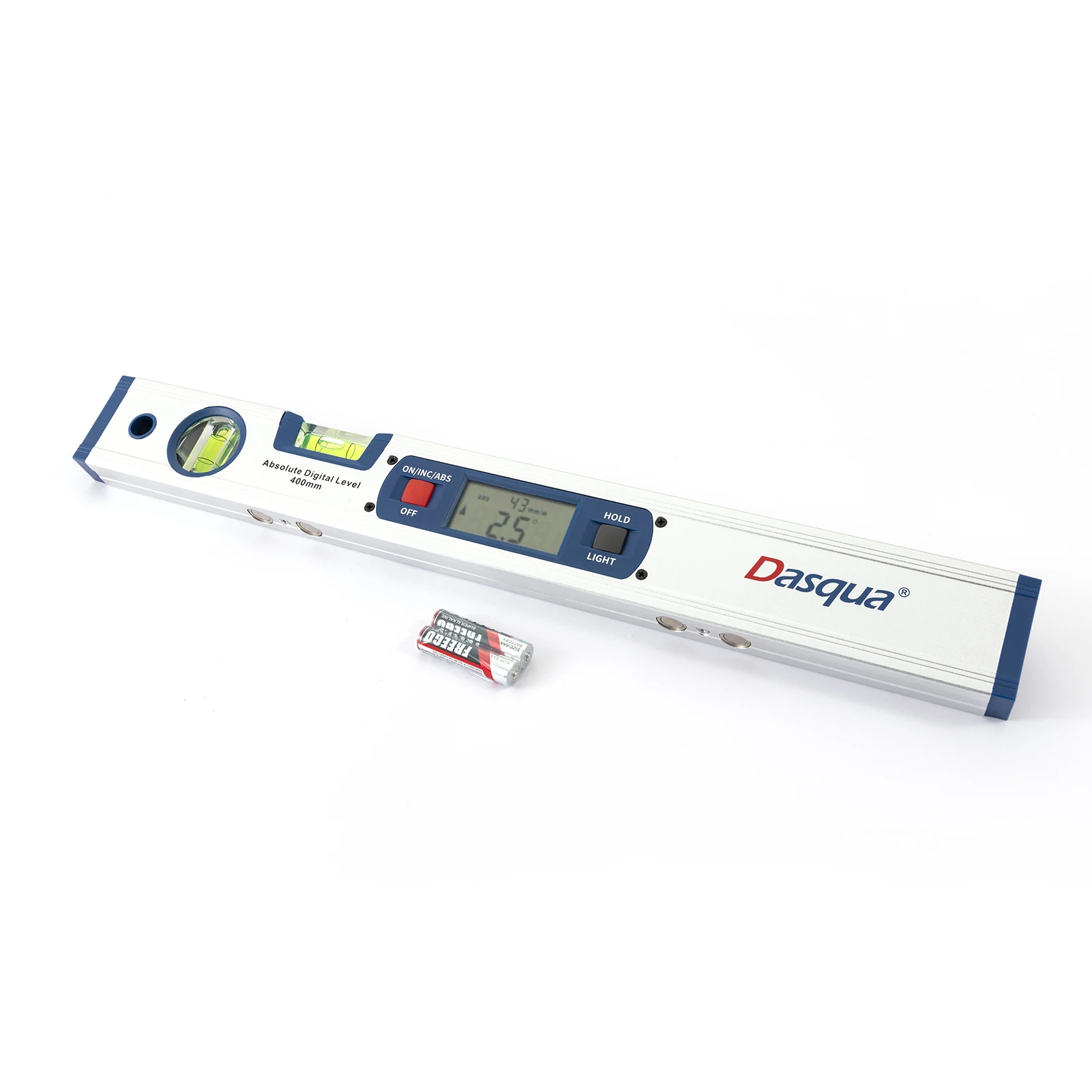 

Dasqua 400mm Digital Protractor Angle Finder Electronic Level 360 Degree Inclinometer Magnets Level Angle Slope Tester Ruler