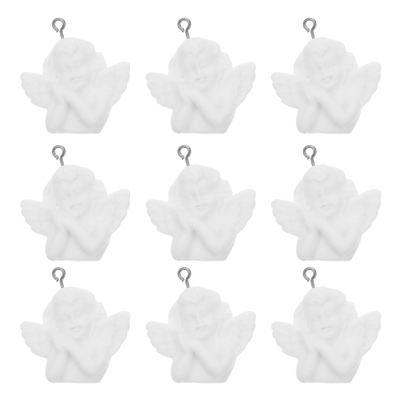 

10Pcs Resin Pendant Accessories DIY Jewelry Craft Angel Charms for Earrings Necklace Bracelets Handmade Jewelry Materials