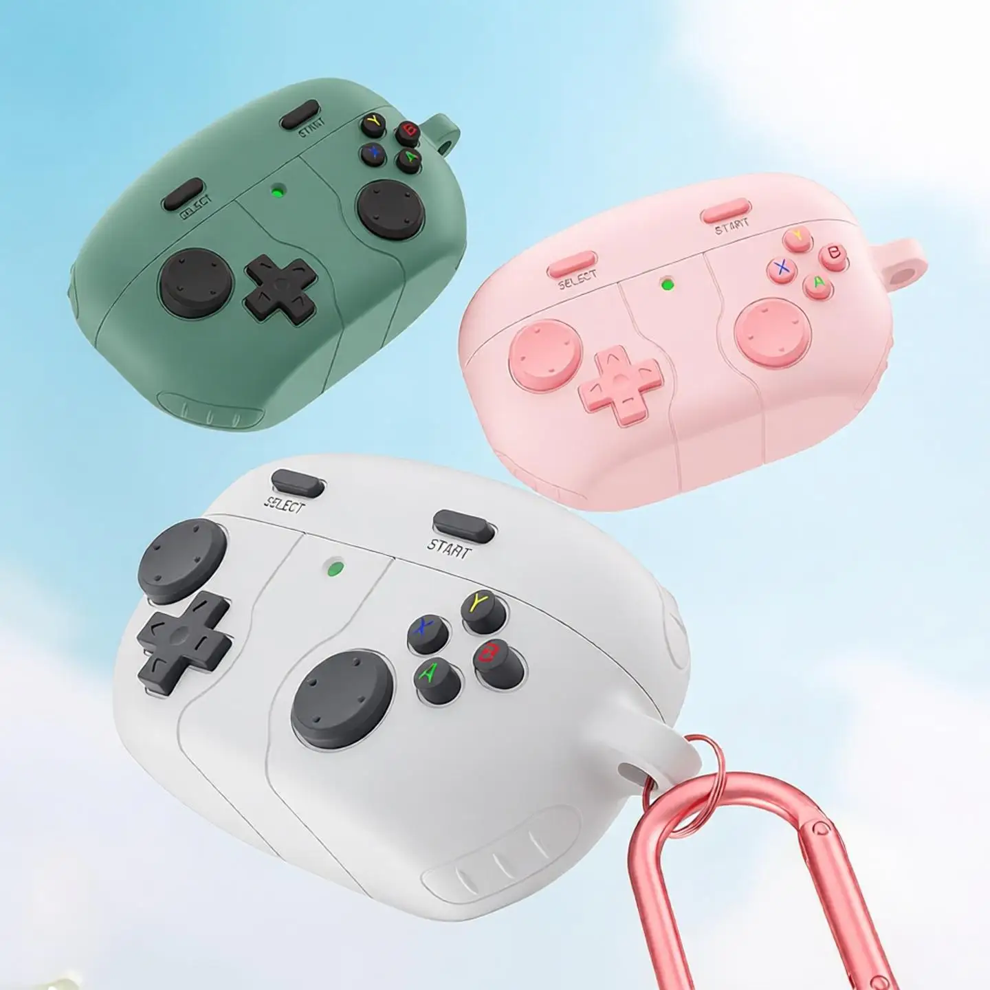 Soft Silicone Case For Sony WF 1000XM5,Creativity 3D Game Console Styling Protection Cover For Sony LinkBuds S Case