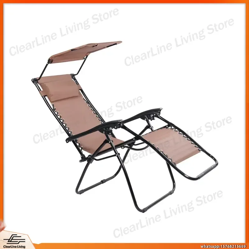 

Modern Metal Outdoor Chaise Lounge Chair Adjustable Zero Gravity Folding Garden Beach Chair for Patio Backyard Pool Side