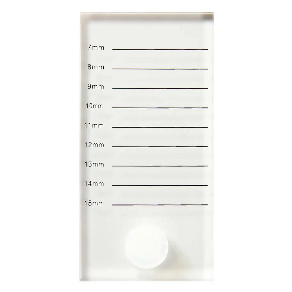 Eyelash Holder Lashes Glue Cap Lash Grafting Stand Clear Eyelash Plate Fake Eyelash Tray Lashes Glue Pallet False Lash Tile