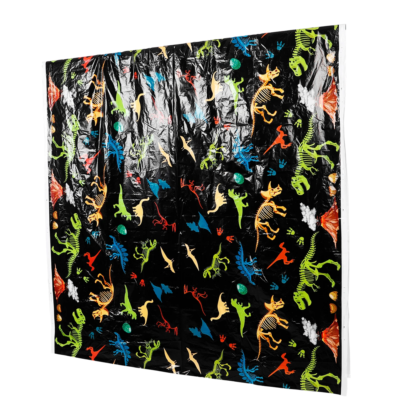 

Dinosaur Fossil Tablecloth Disposable Birthday Cover Jungle Theme Single Use Plastic Table Cloth Party Wedding Home Decor