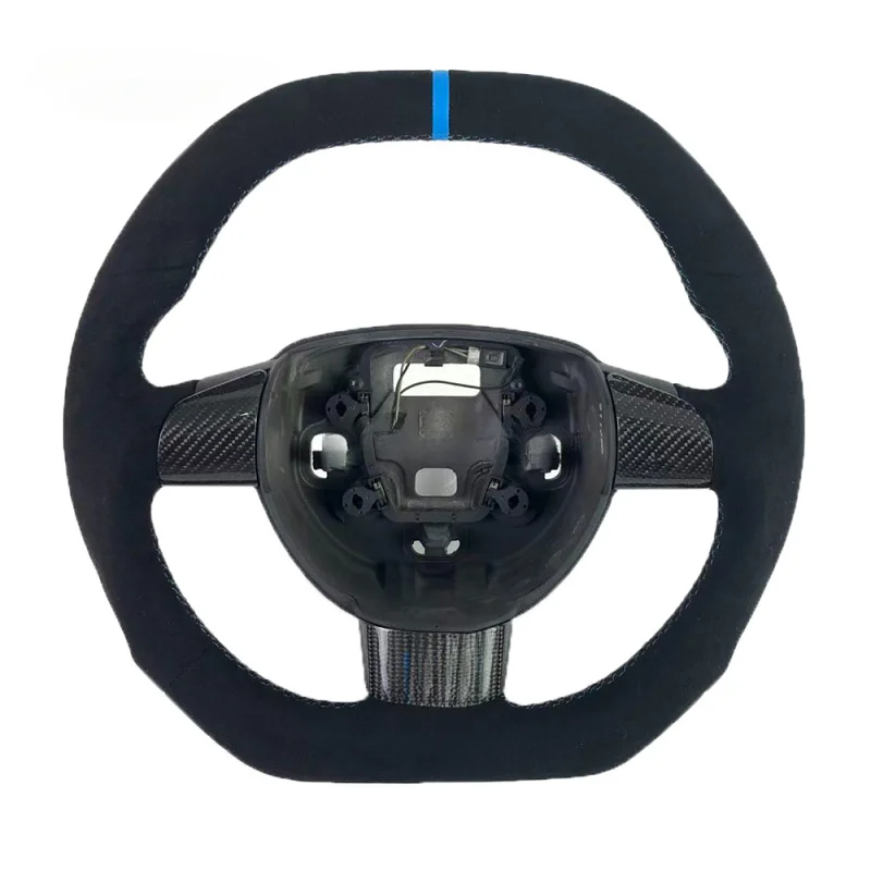 

Для Ford Focus MK2/MK3/MK4/Ranger настраиваемый цельнокожаный руль из углеродного волокна 2006-2010 гг.