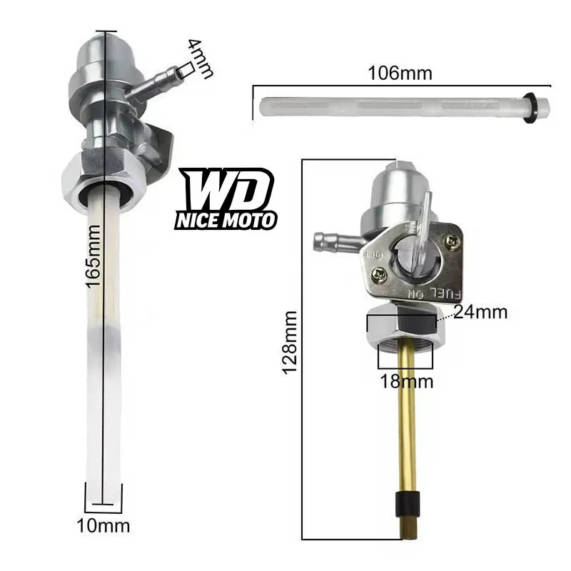 Für Honda CX500 CB500 CB750 CB550 CB400 CB350 Kraftstoffhahn Ventil Kraftstofftankschalter für M16*1.5 – Detail 3